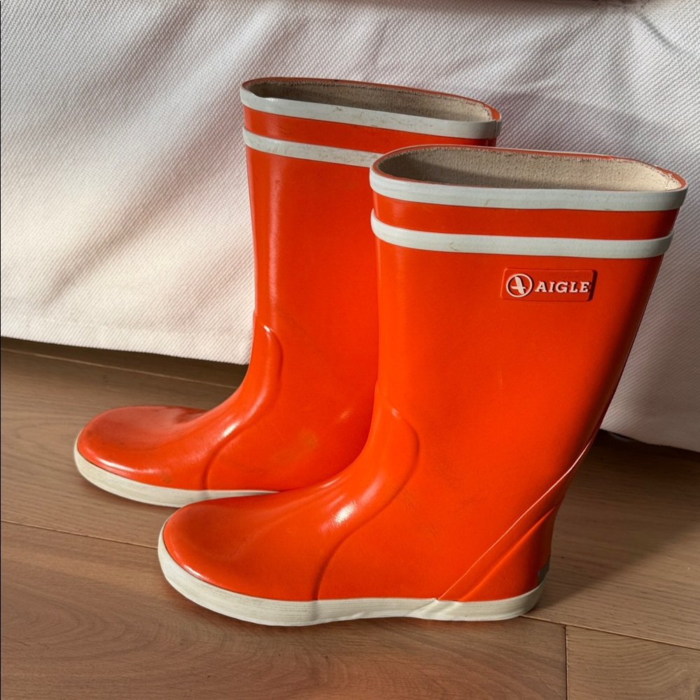 Aigle Vibrant Orange Boots - EU33